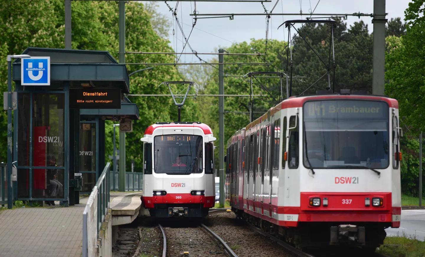 Referbished neben Altfahrzeug